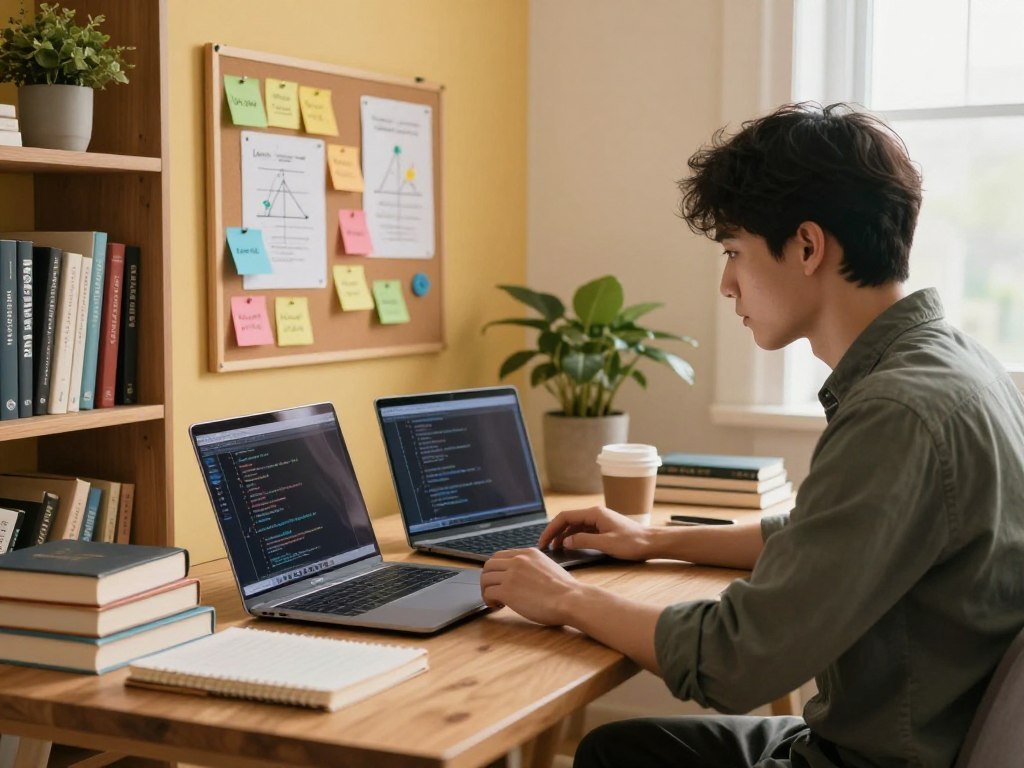 A beginner studies Vue template syntax and React Hooks