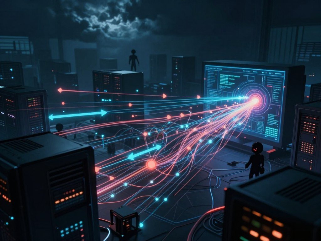 A botnet sending traffic toward an online gaming service A botnet sending traffic toward an online gaming service