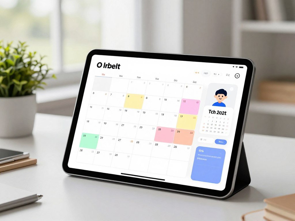 A calendar tool connected to a text assistant A calendar tool connected to a text assistant