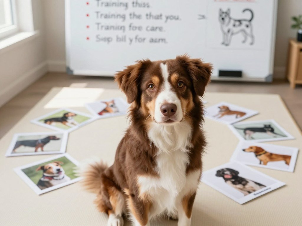A labeled dog photo in a prepared training dataset