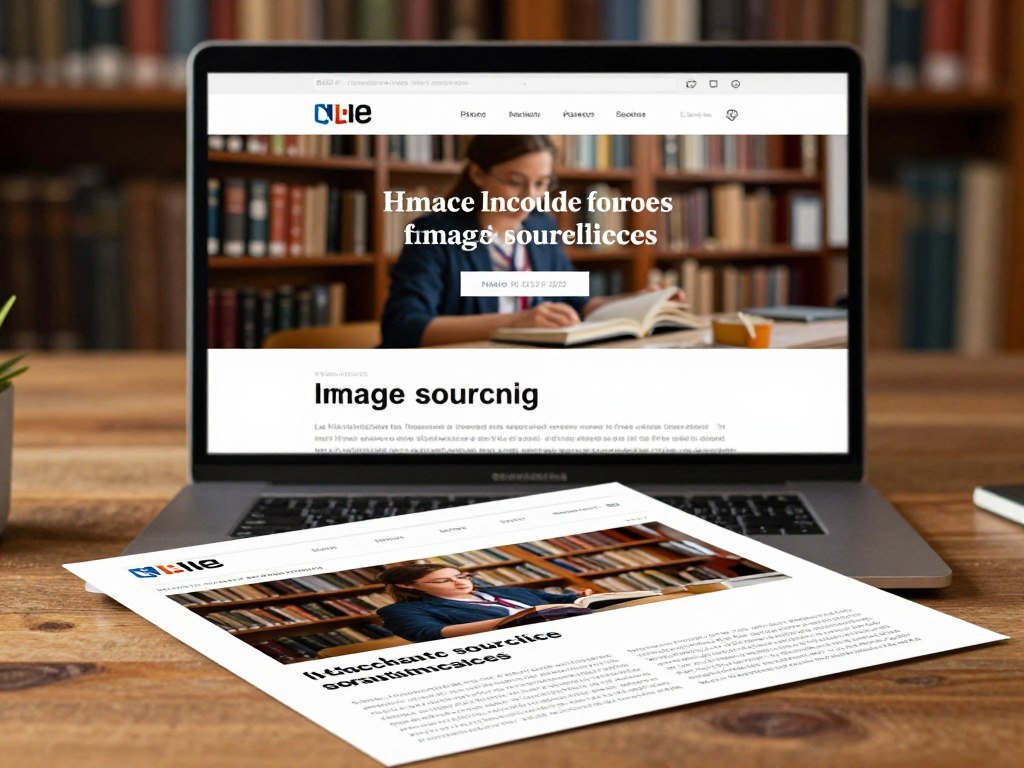 A matching image beside its webpage and publication details