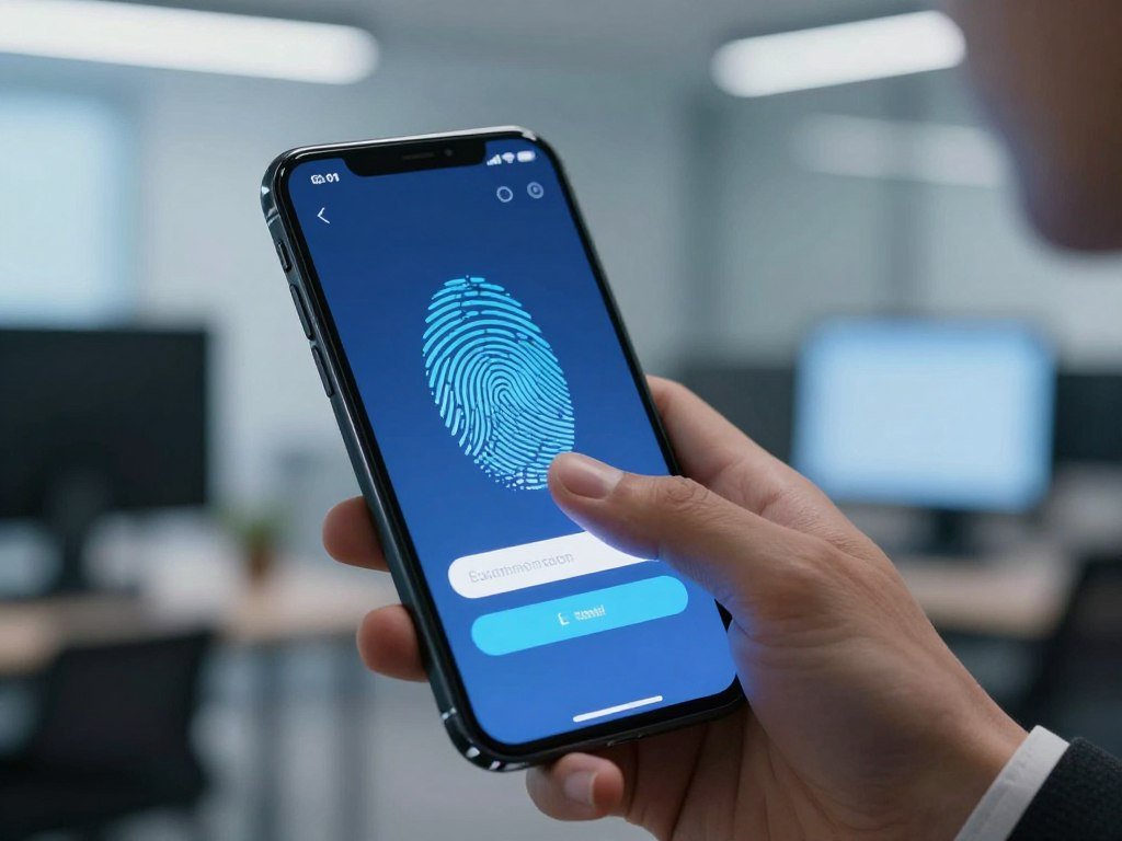 A phone and fingerprint show different authentication factors