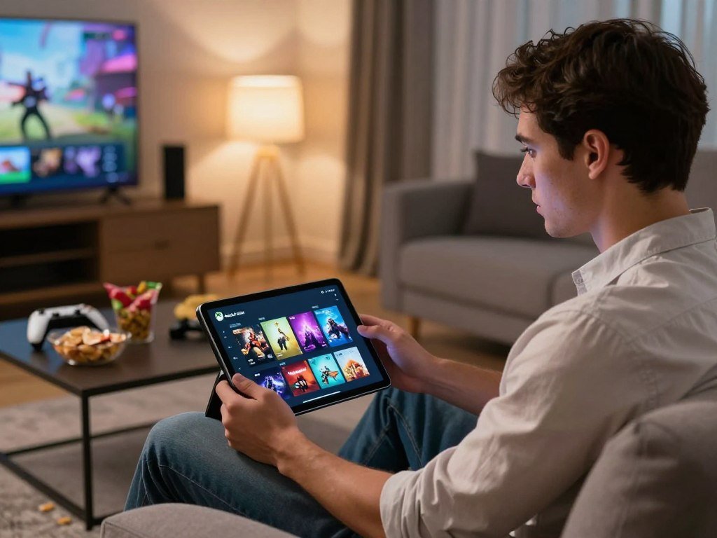 A player checks Xbox Cloud Gaming before a session