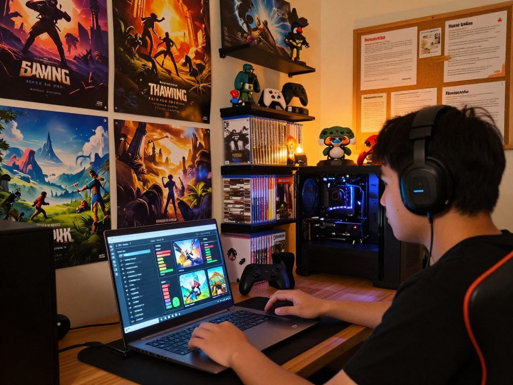 A player compares open world games by play style and rating