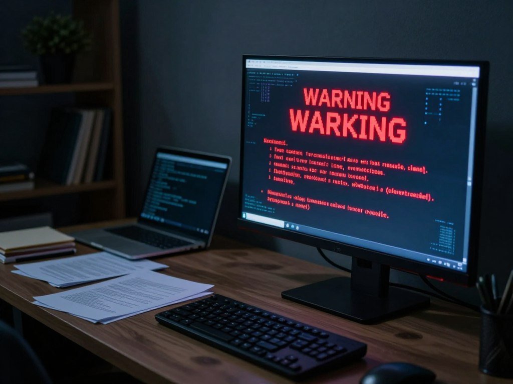 A ransomware notice blocks access to personal files A ransomware notice blocks access to personal files