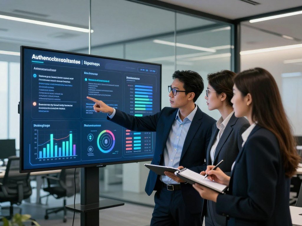 A security team reviewing authentication assurance requirements on screen