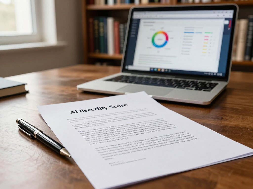 A short formal essay receiving a high AI-likelihood score