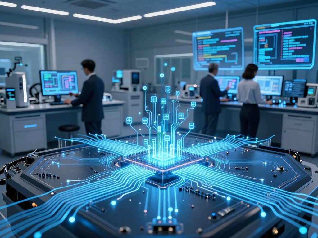 A trainable quantum circuit encodes data for machine learning