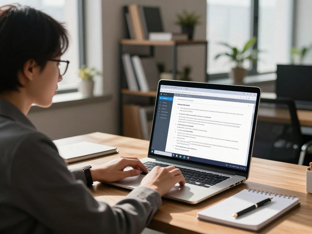A user asks an AI tool to summarize meeting notes