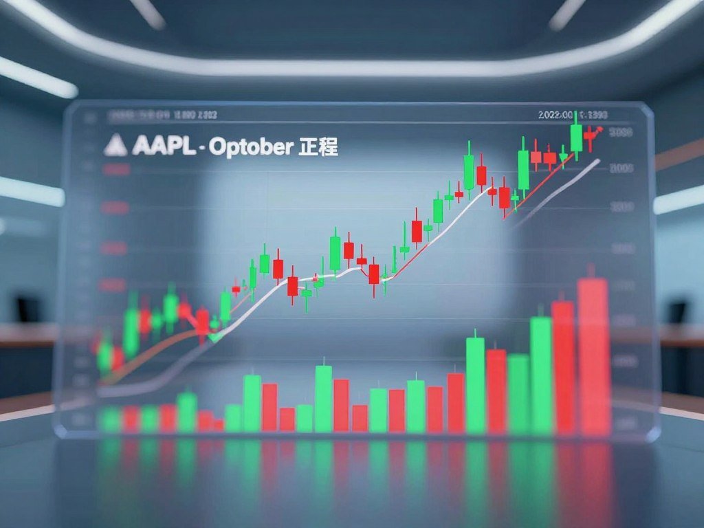 AAPL stock quote showing its October trading range