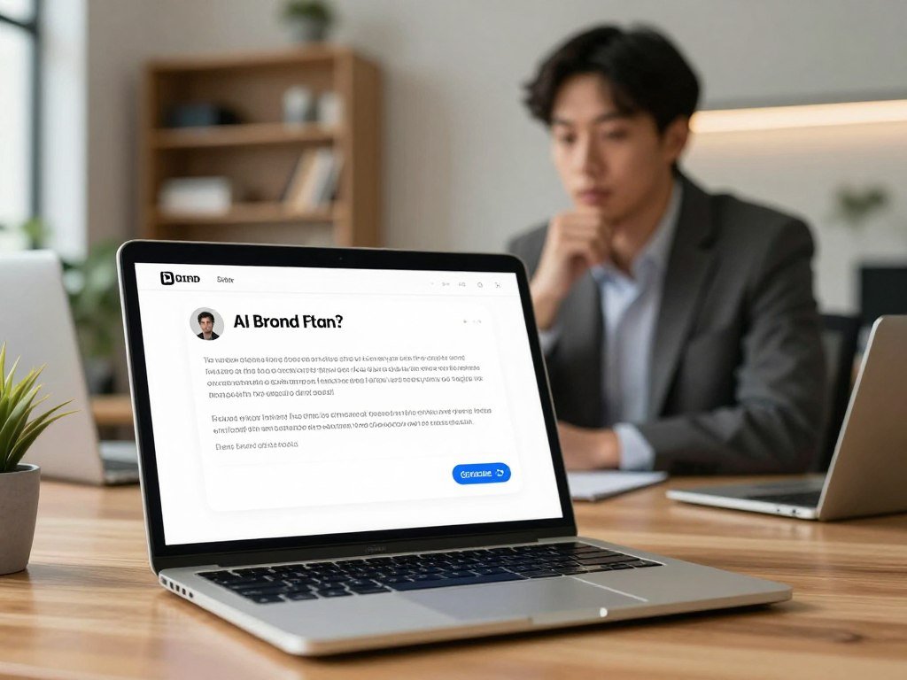 AI answer showing a brand mention beside a source link AI answer showing a brand mention beside a source link