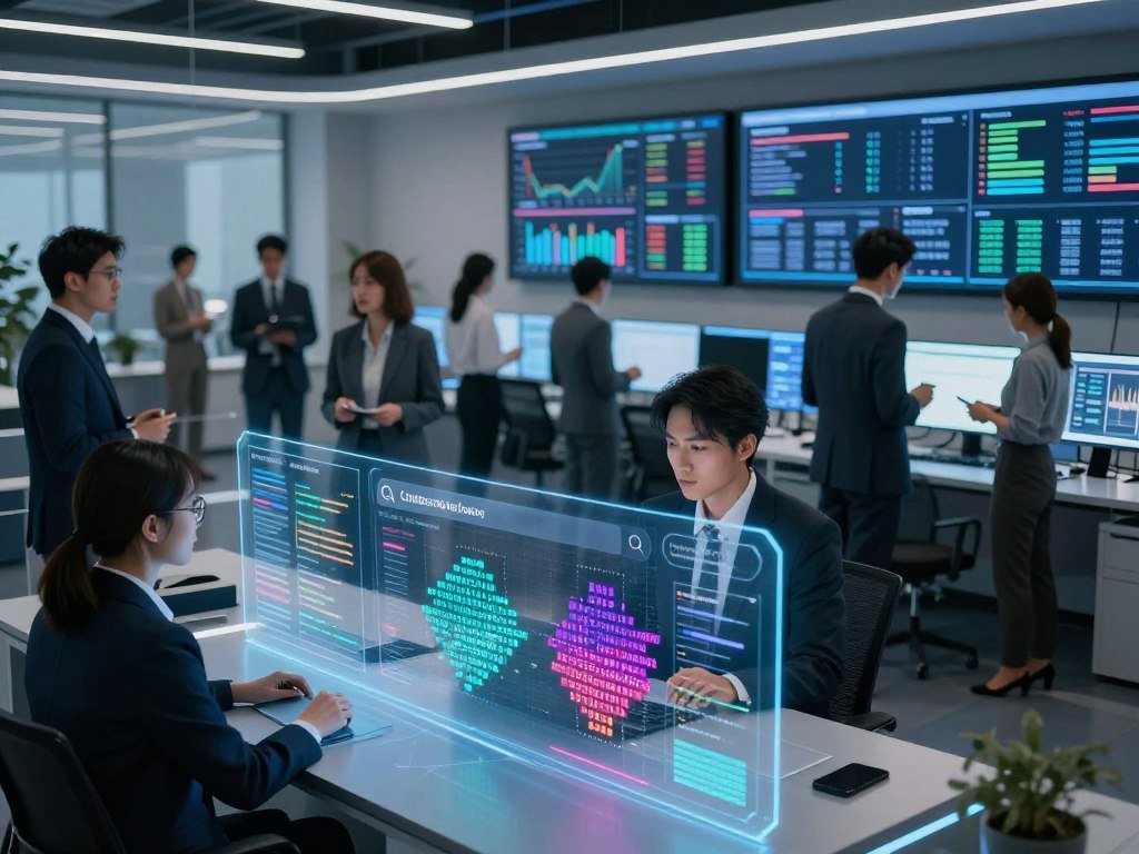 AI grouping competitor queries into useful search topics
