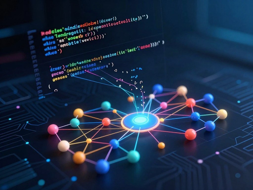 AI model diagram connects weights code and training information AI model diagram connects weights code and training information