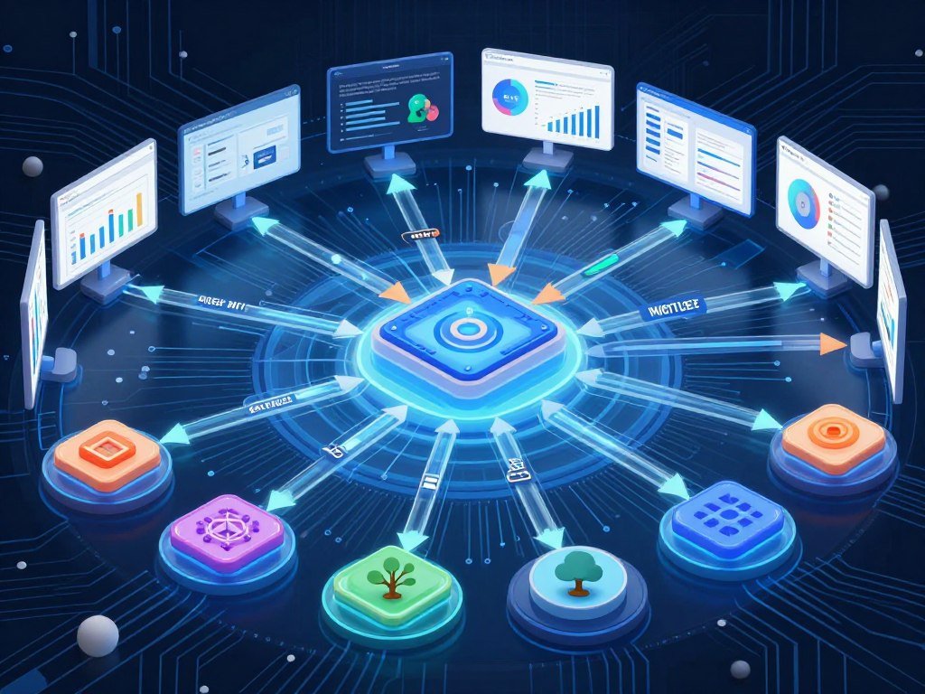 AI system map connecting models, data pipelines, and applications AI system map connecting models, data pipelines, and applications