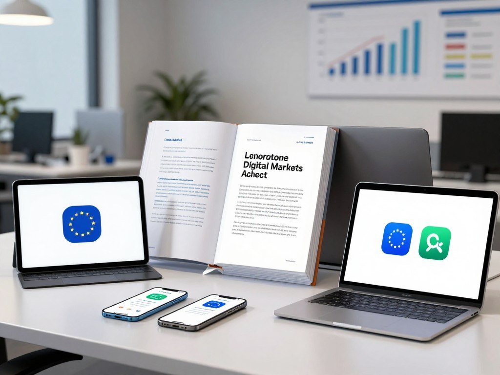 Alternative app stores shown beside EU Digital Markets Act documents Alternative app stores shown beside EU Digital Markets Act documents