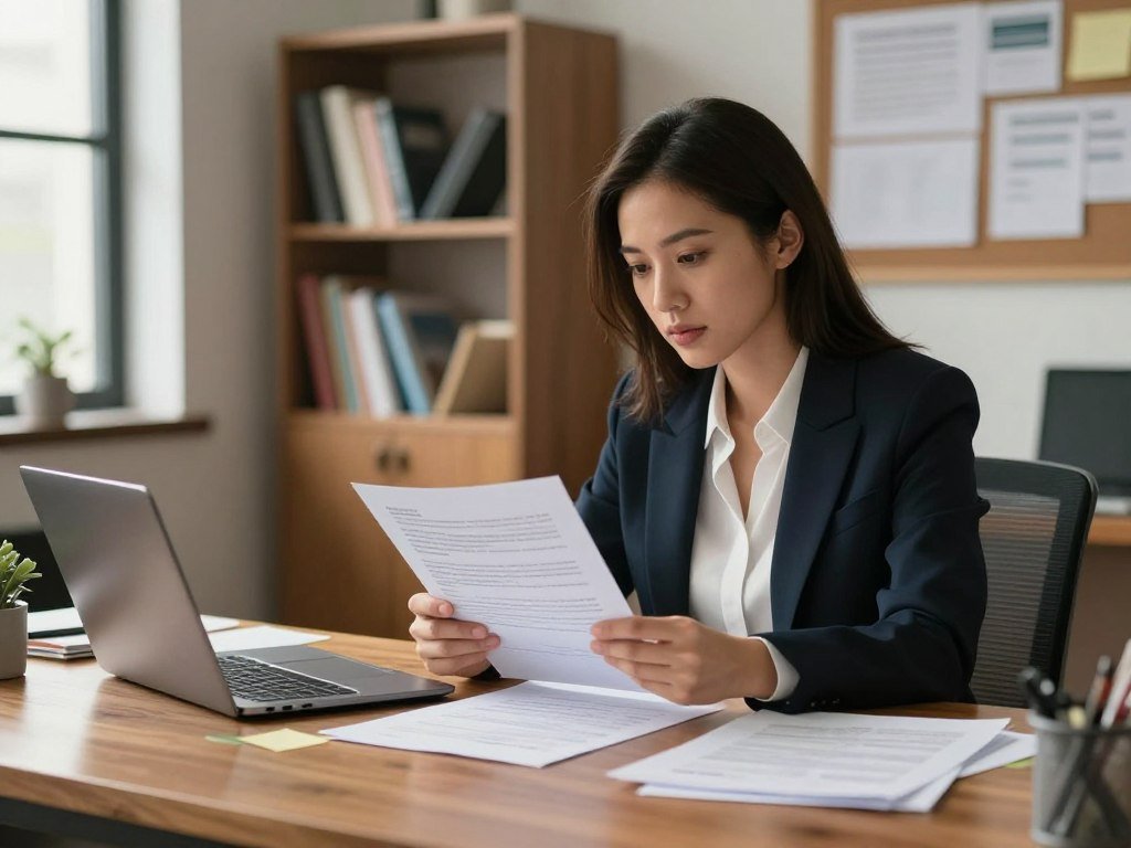 An editor checks firsthand evidence before publishing content An editor checks firsthand evidence before publishing content