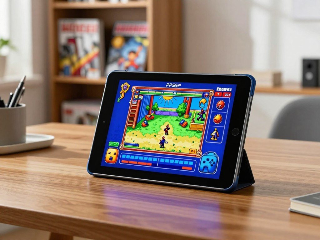 Android tablet ready for PPSSPP and PSP system emulation Android tablet ready for PPSSPP and PSP system emulation
