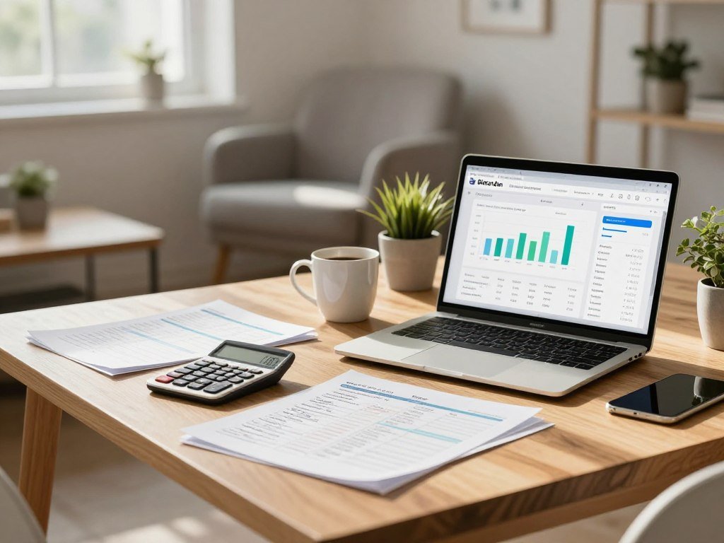 Annual password manager plans shown beside a family budget Annual password manager plans shown beside a family budget
