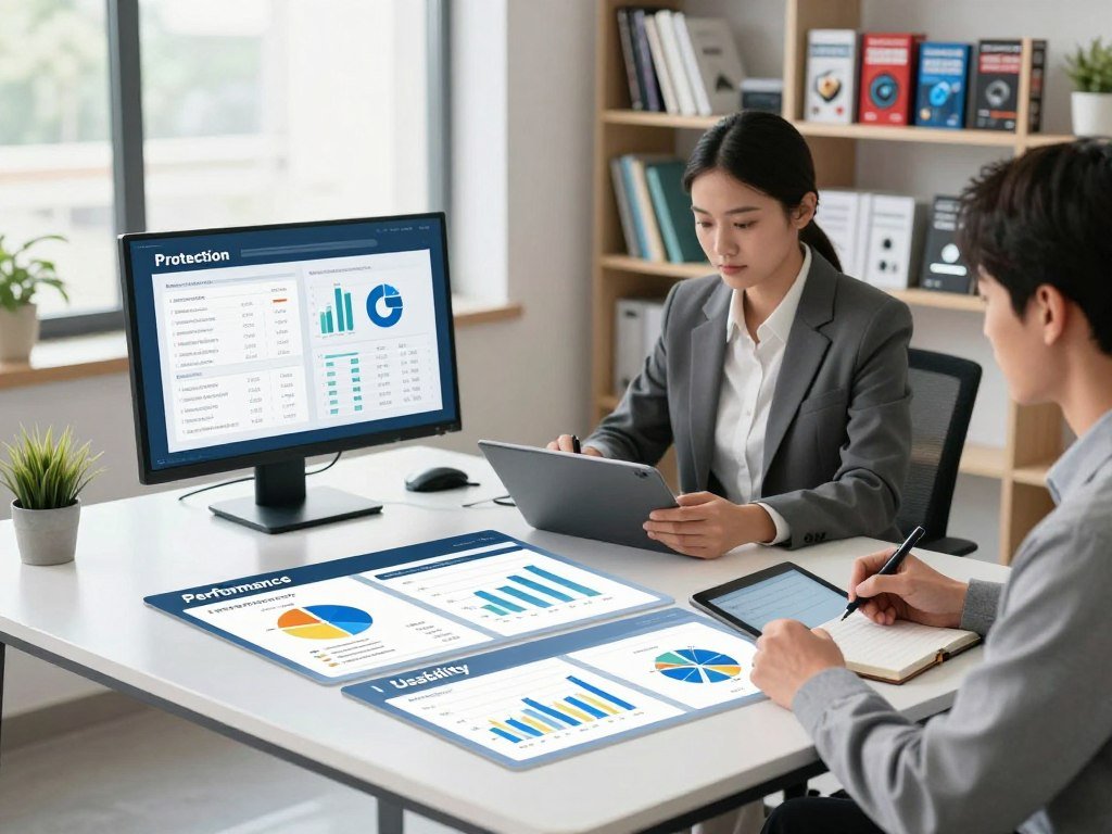 Antivirus testing table separates protection, performance, and usability