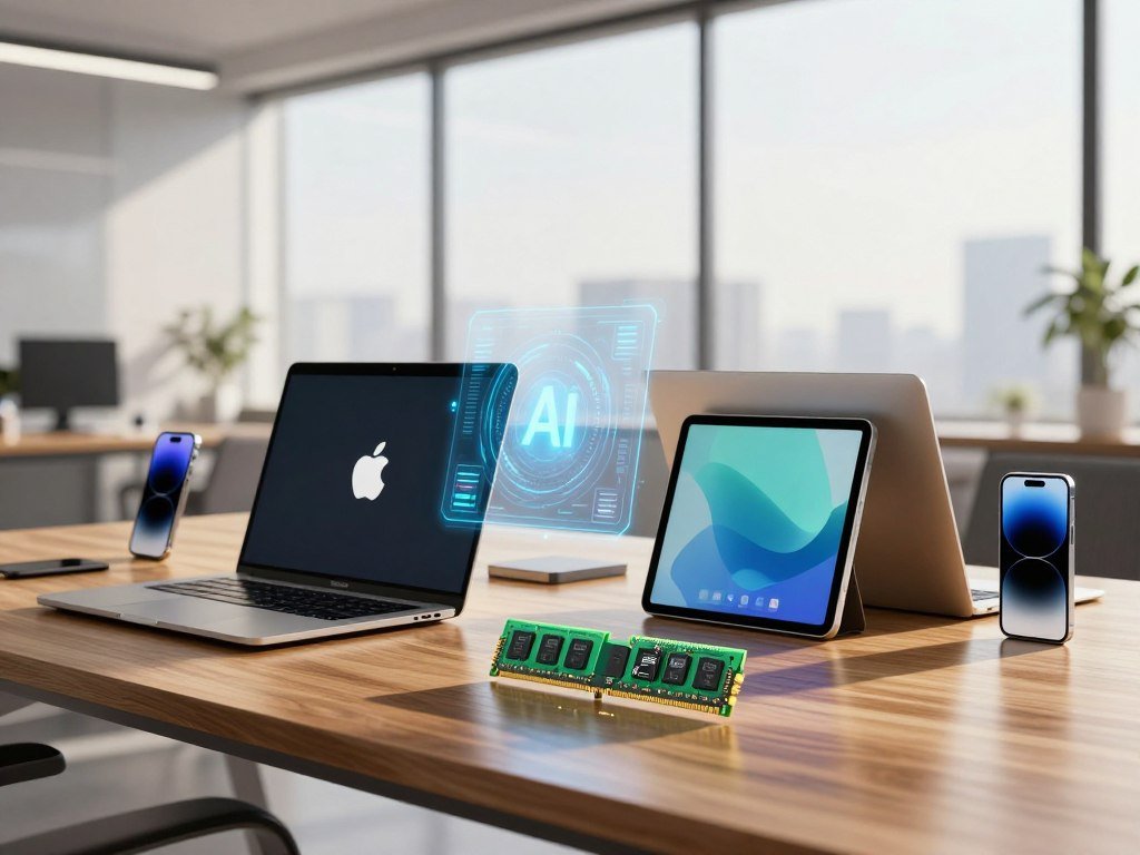 Apple devices and Micron memory support different AI technology needs