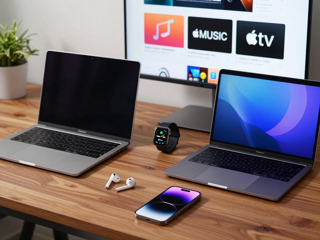Apple hardware and services supporting its product business