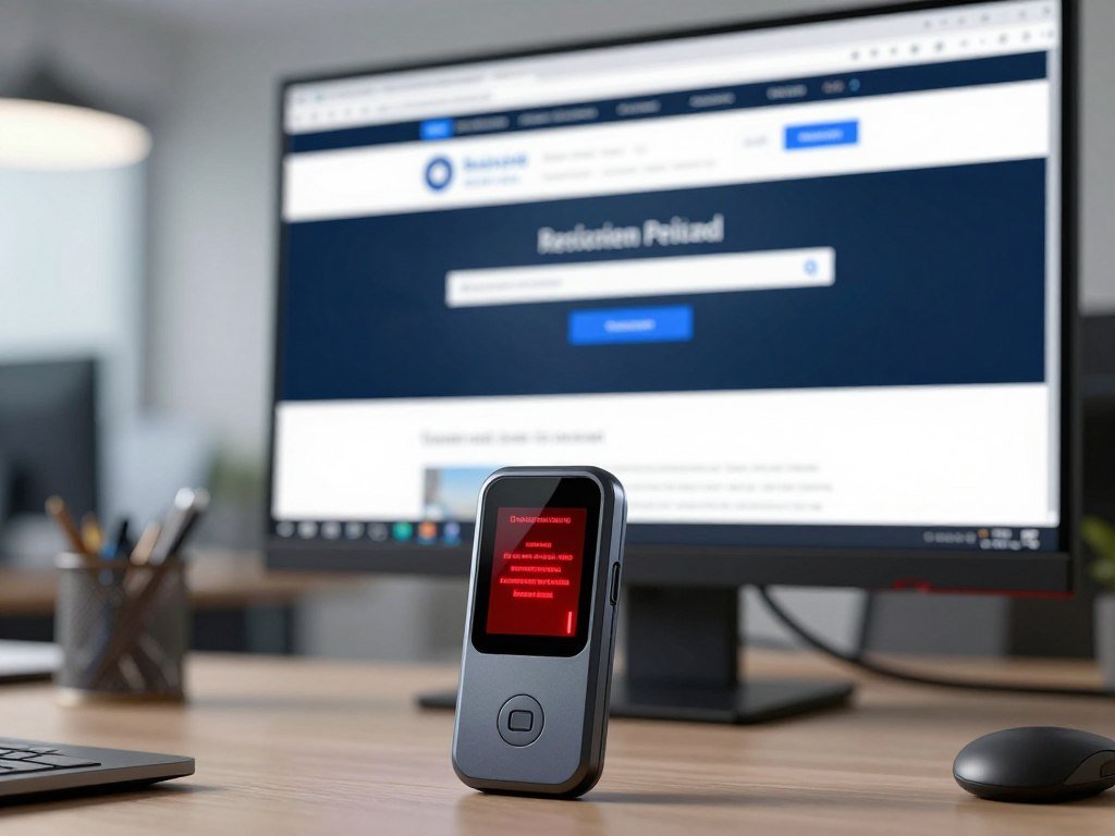 Authenticator refusing a passkey request from a fake website Authenticator refusing a passkey request from a fake website