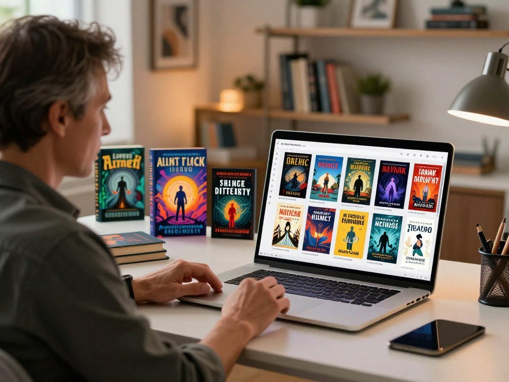 Author choosing among AI cover tools for title layout and series art Author choosing among AI cover tools for title layout and series art