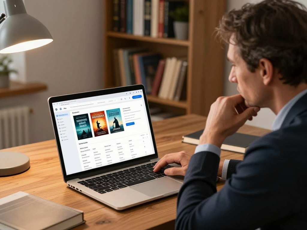 Author comparing free book cover generator credits and export details Author comparing free book cover generator credits and export details