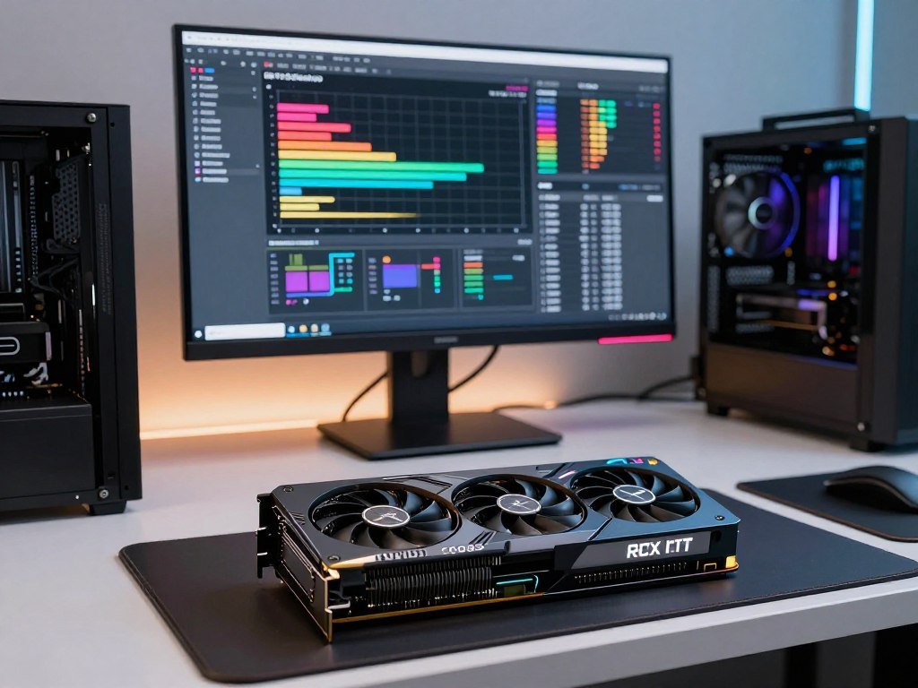 BF16 matrix test running on an RTX 3090 graphics card