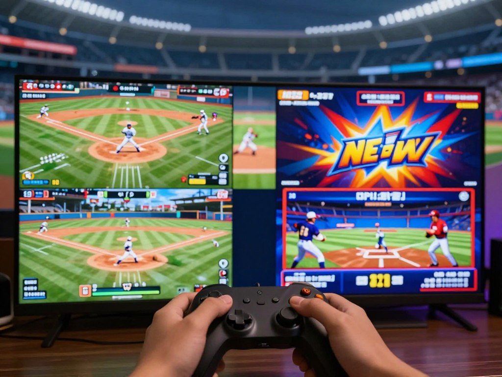 Baseball video games compared by style and play preference Baseball video games compared by style and play preference