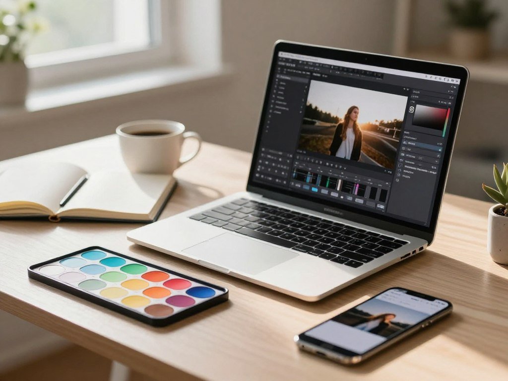 Beginner testing presets and guided photo editing tools
