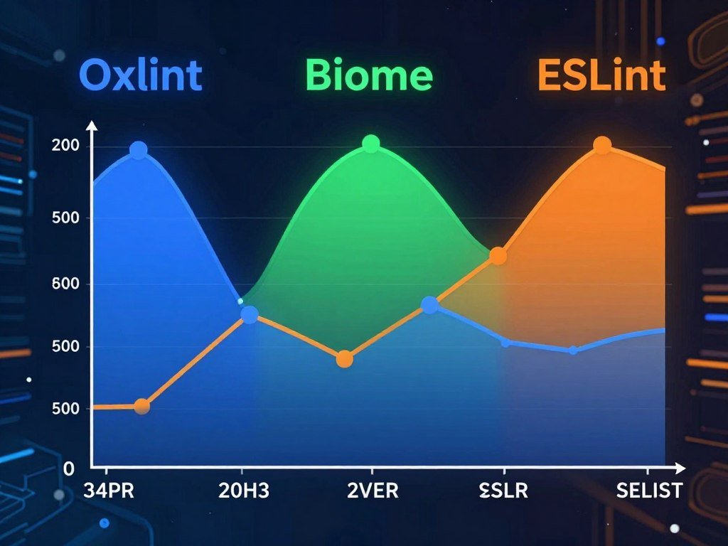 Benchmark timings comparing Oxlint, Biome, and ESLint Benchmark timings comparing Oxlint, Biome, and ESLint