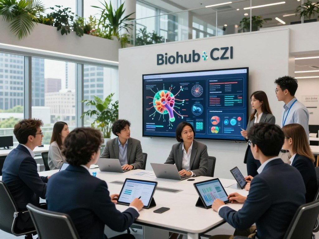 Biohub and CZI teams planning biomedical research support