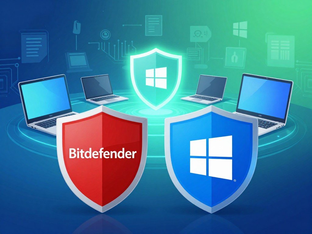 Bitdefender and Microsoft Defender protect Windows devices