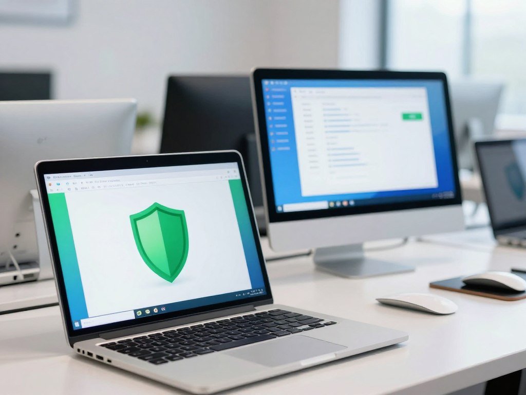 Bitdefender free antivirus protecting several Windows devices