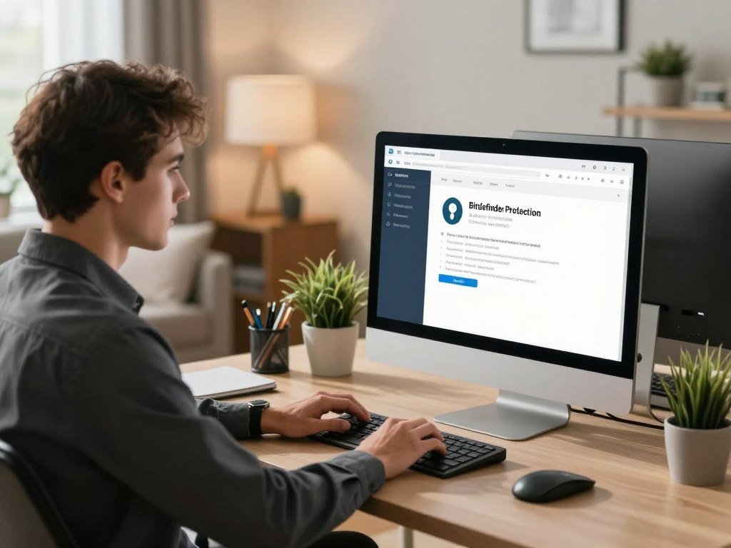 Bitdefender malware protection and ransomware tools for a home PC
