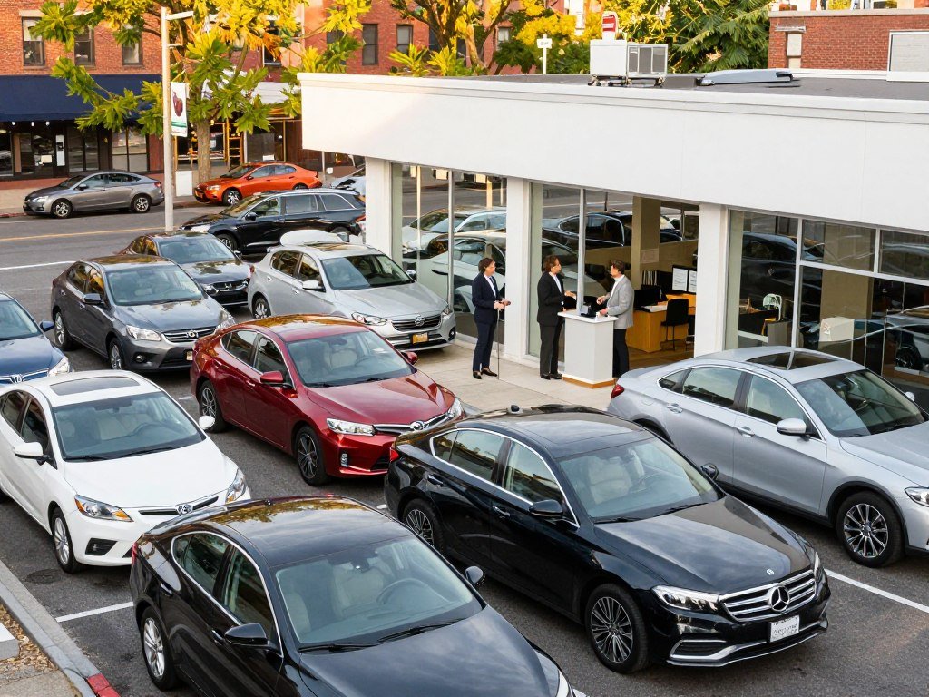 Brooklyn dealership listing shows used cars and online appointment options