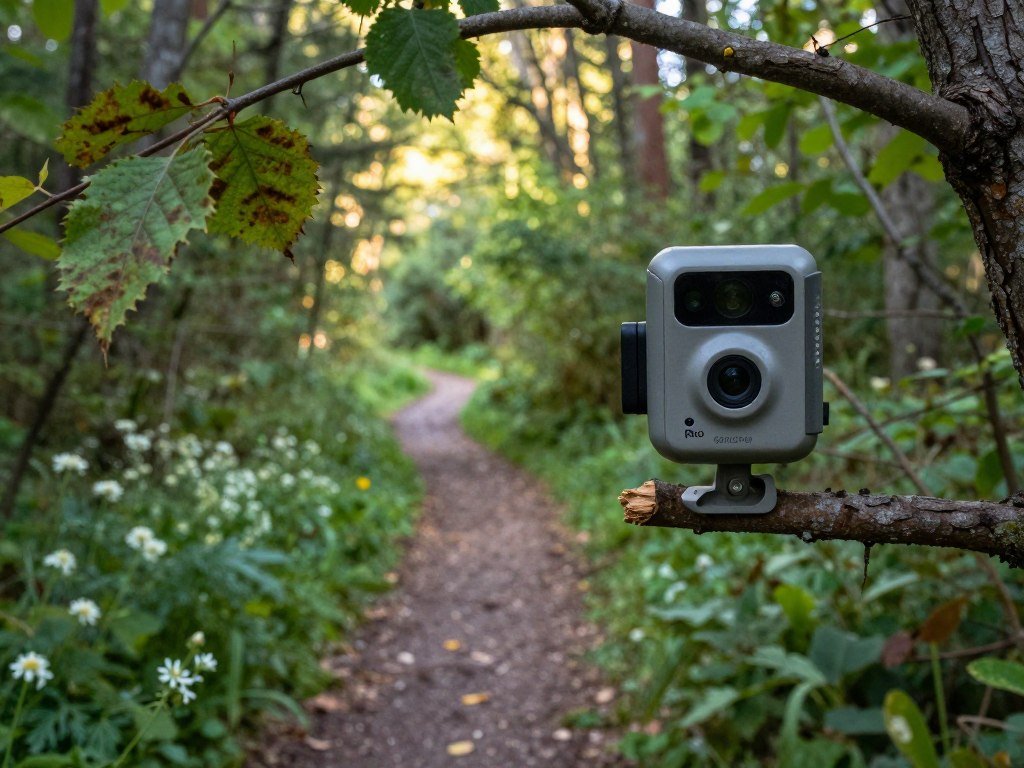 Budget GardePro camera watches a quiet wildlife trail