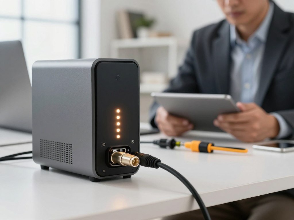 Cable gateway and coax line for checking ISP compatibility