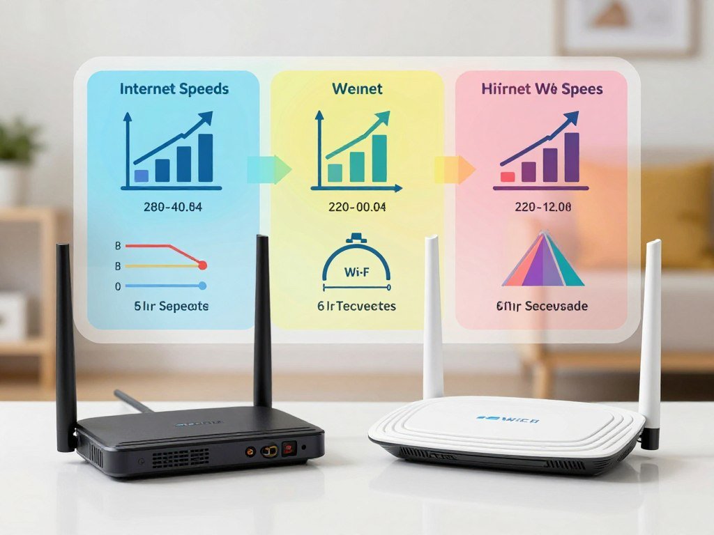 Cable modem and Wi-Fi router standards compared for home speeds