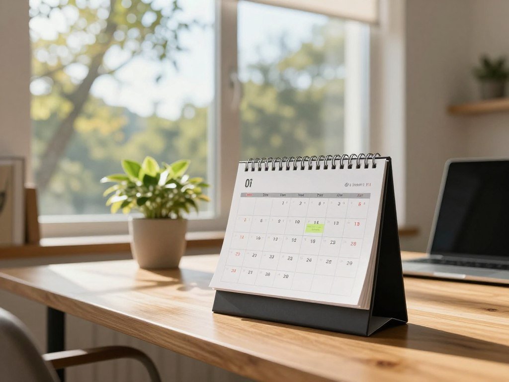 Calendar showing an exact game release date beside a broad window Calendar showing an exact game release date beside a broad window