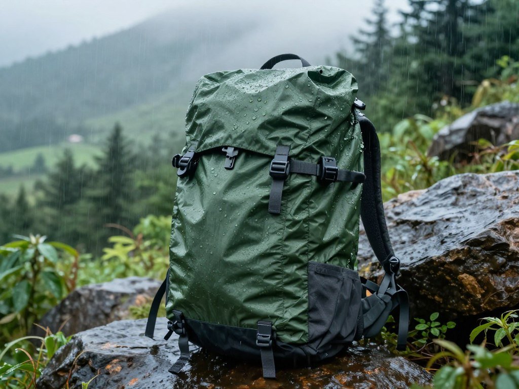 Camera backpack rain cover protecting gear outdoors Camera backpack rain cover protecting gear outdoors