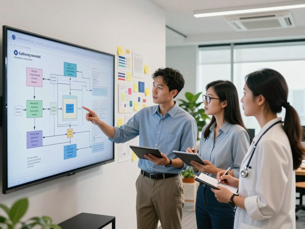 Care team maps a workflow before testing AI tools Care team maps a workflow before testing AI tools