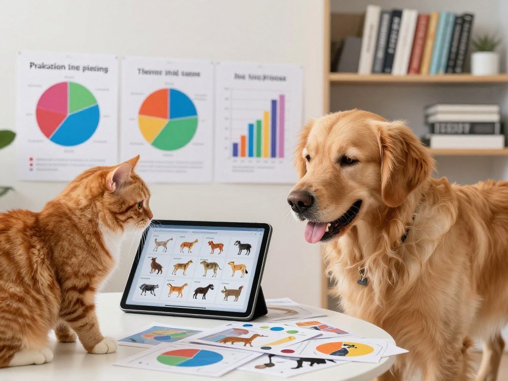 Cat and dog training data helps a classifier learn labels