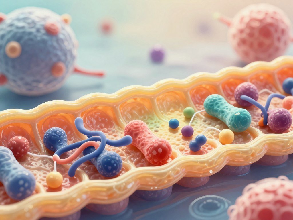 Cell membrane bilayer with proteins allowing selected materials through Cell membrane bilayer with proteins allowing selected materials through