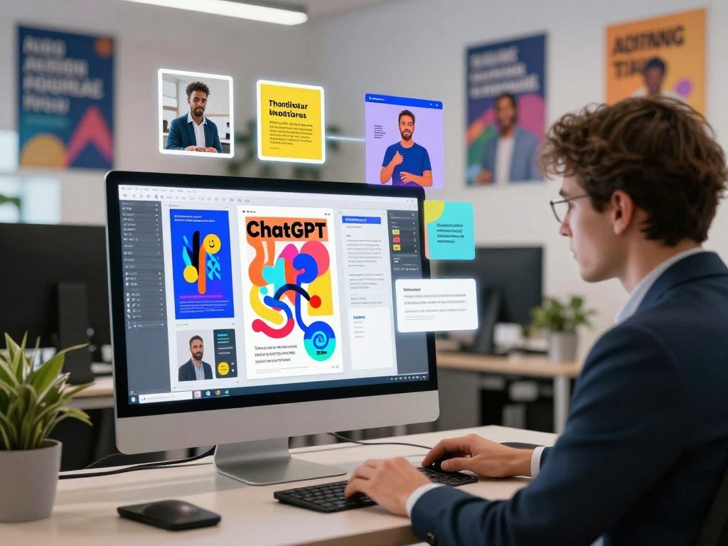ChatGPT Images editing a poster through conversation