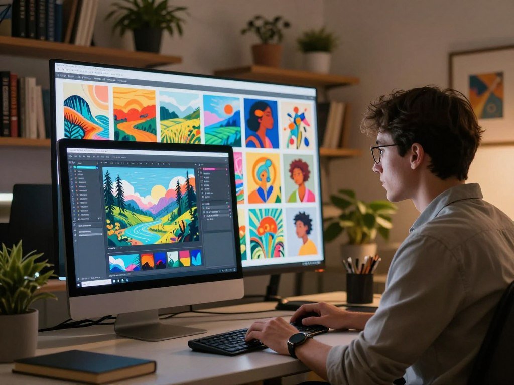 ChatGPT image generator builds a carefully described scene