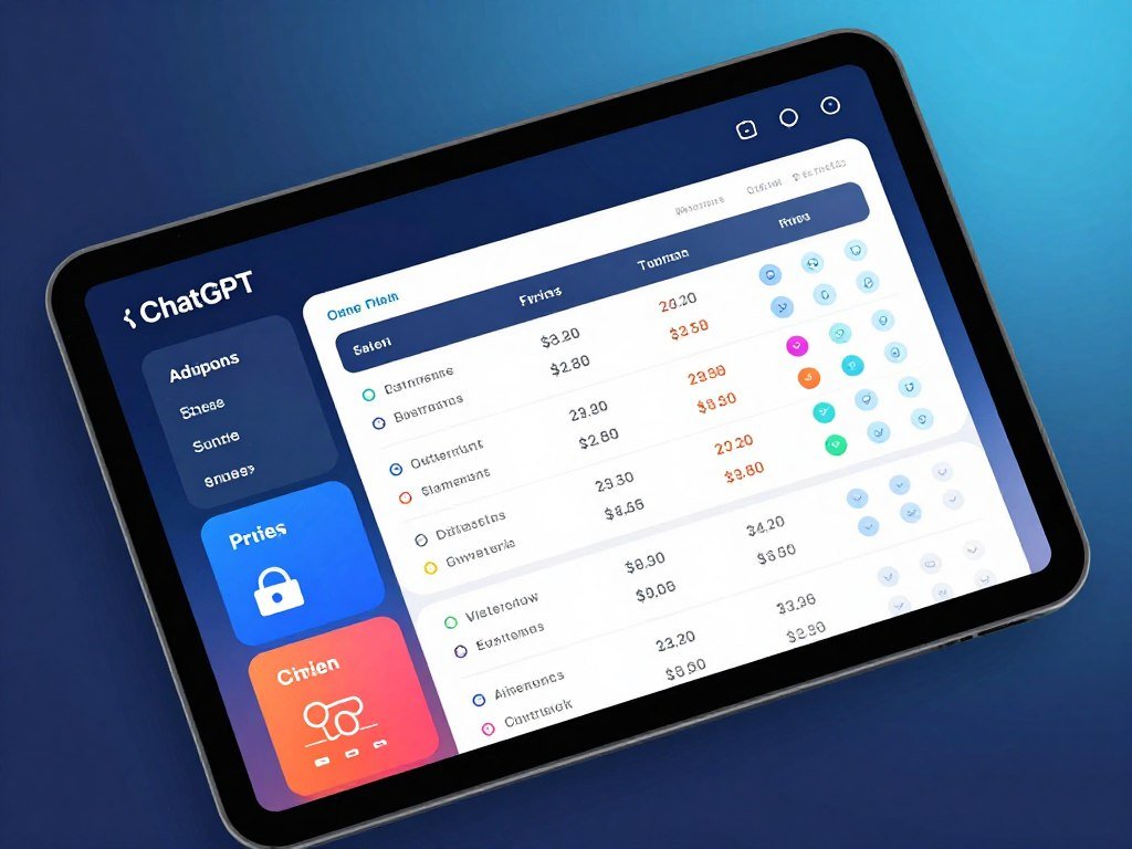 ChatGPT price choices shown beside a monthly plan comparison ChatGPT price choices shown beside a monthly plan comparison