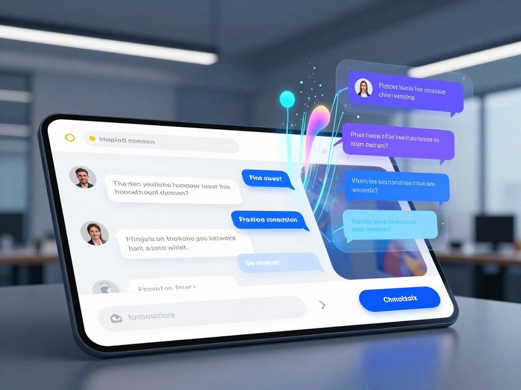 Chatbot app turning a prompt into a model-generated answer