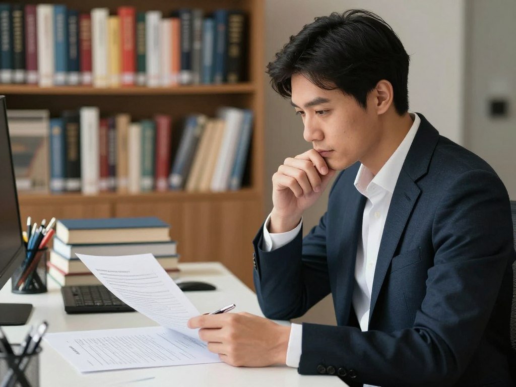 Claude assistant reviewing a long document for careful writing and analysis